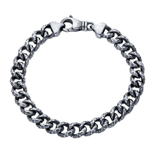 Scarred Gunmetal Bracelet